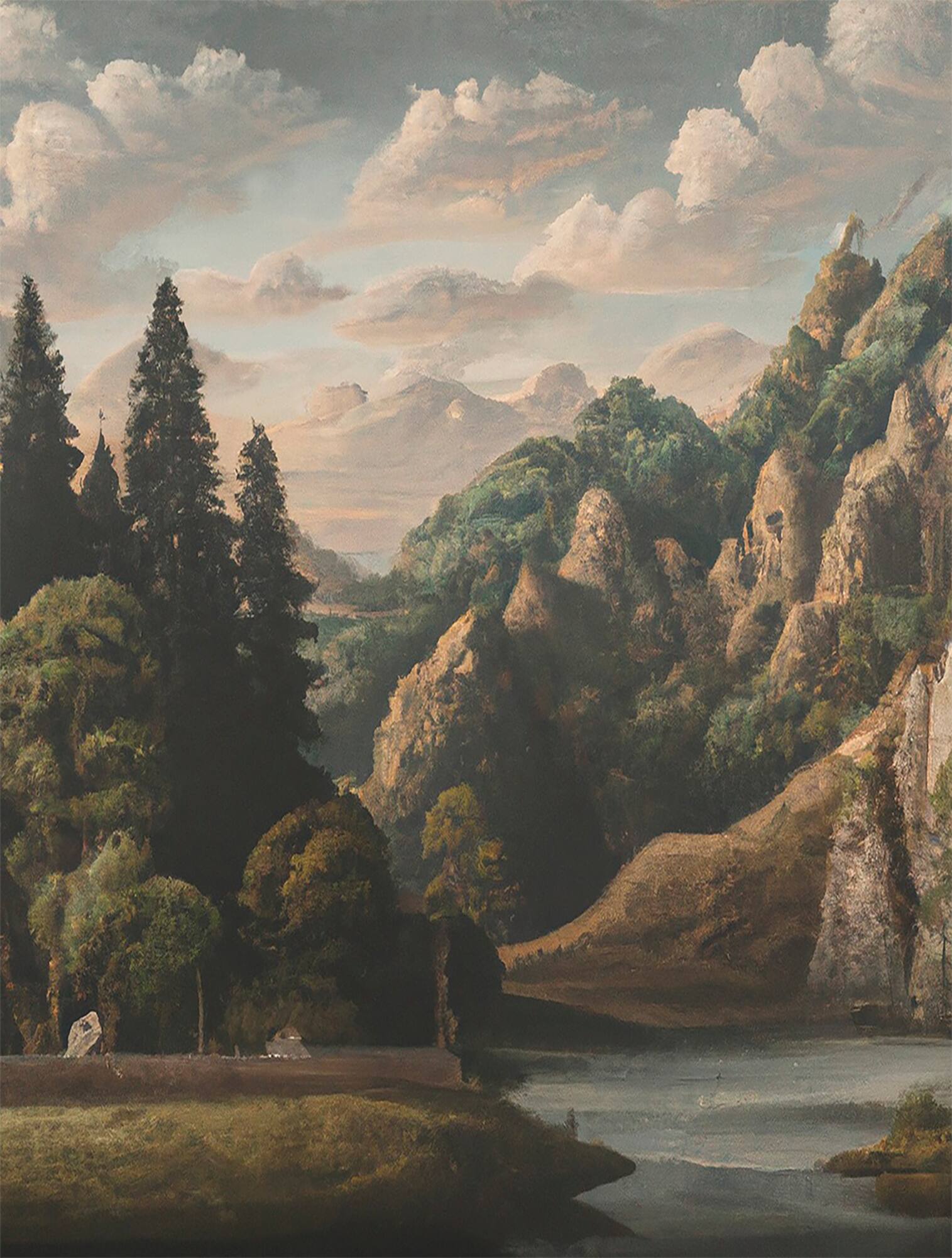 Designs Direct Mystic Valley Wall Mural